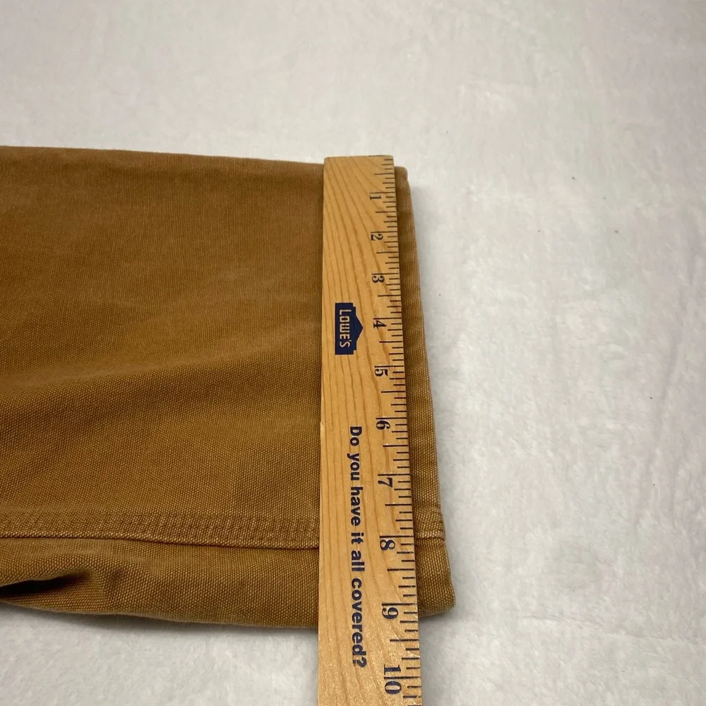 Carhartt Men’s Dungaree Work Pants Size 36x32 Tan - Picture 5 of 6